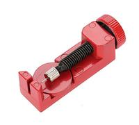 Outil de Réparation de Broche de Lien de Bracelet de Montre en Métal Durable avec Conception Torsadée pour Le Réglage du Bracelet de Montre Personnel 7x2x2cm (Rouge)