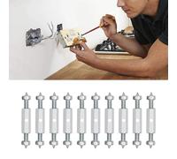 Outil de réparation de cassette - 10 ensembles d'outils de réparation de cassette, clé à vis, douille d'interrupteur, support de vis de cassette, boîte de commutation (type métallique)