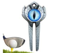 Outil de réparation de Divot de Golf - Design créatif 3D | Fourche Verte en de Zinc | Gadget d'entretien de Parcours Robuste pour golfeurs, Accessoire de Golf Unique en métal Cadeau pour Homme