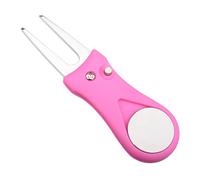 Outil de réparation de divot de golf - Switchh Pliable Divot Tool Rack | Outil de réparation de golf multi-usages avec bouton pop-uup, accessoires pour outils Golff pliables portables pour