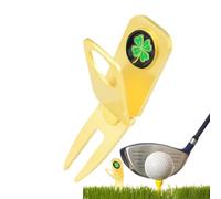 Outil de réparation de divots - Outil de réparation de divots, outil de réparation de greens de golf | Support de cigarette de golf, chariot de golf, fourchette verte, trèfle de qua