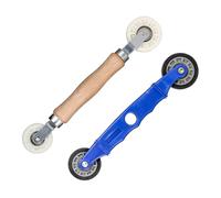 Outil de réparation de fenêtre de fenêtre Spline Roller Tool avec poignée en bois, poignée en caoutchouc, bande roulante, kit de montage lumineux