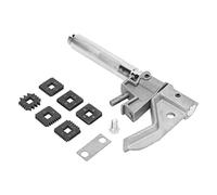 Outil de Réparation de Filetage Externe, Chasseur de Filetage Kit D'outils de Réparation de Filetage Externe en Aluminium anodisé Argent Finition pour les modules métriques 7402 et 202817