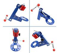 Outil de Réparation de Garde-boue Cadre en Métal, Fender Roller Reformage Extension avec Bras Réglable 180° pour Entretien Automobile, Bleu (bleu)