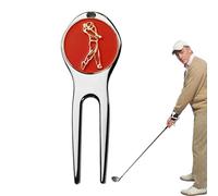 Outil De Réparation De golff Outil De Réparation De Divot De Divot Composé De Zinclegation, Outil D'outil De golff Léger | Outil De Divot Rude À L'épreuve De La Rouille, Nickel, Marqueur De golff