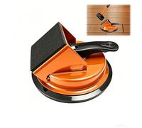 Outil de réparation de joints de sol haute performance, surface de frappe à 45°, fabriqué en fer et avec ventouse renforcée pour la réparation de sols stratifiés / vinyles.