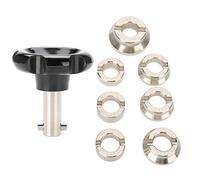 Outil de Réparation de Montre, Montre Ouverte avec 7 Matrices de Coupe pour Trousse à Outils D'Horloger, Ouvre-Boîtier, Convient pour Ouvrir Le Boîtier Rolex/Tudor