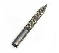 Outil de réparation de pneu en carbure de tungstène - Alésoir en acier - Tête rotative adaptée pour perceuse pneumatique - 10 mm x 105 mm