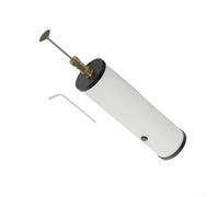 Outil de réparation de pointes de queue de billard électrique pour queues de billard de 9 mm à 15 mm avec disques de meulage en plastique blanc et corps en métal, appareil durable (tête de meulage de
