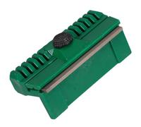 Outil de Réparation de Rail de Tronçonneuse en Plastique Vert | Affûtage du Rail, Format Compact et Portable, Conception Robuste, pour Guide de Chaîne et Tronçonneuse
