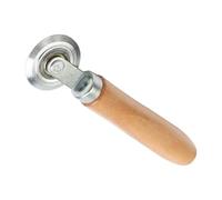 Outil de réparation d'écran - Rouleau cannelé avec poignée en bois réutilisable - Artisanat léger et accessoires pour papier ondulé KT Board papier enduit marquage de construction