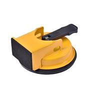 Outil de Réparation des Joints Sol Ventouse de 11,8cm pour Lames Parquet avec Coussinet Adhésif en Gel Nano pour Parquet Vinyle Stratifié Idéal Combler les Joints et les Fissures Sol (Jaune)