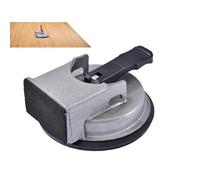 Outil de Réparation des Joints Sol Ventouse de 11,8cm pour Lames Parquet avec Coussinet Adhésif en Gel Nano pour Parquet Vinyle Stratifié Idéal Combler les Joints et les Fissures Sol (Argent)