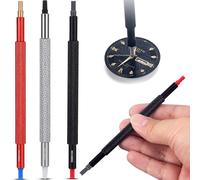Outil de Réparation D'horloger, Réglage de Poussoir de Presse à Main Watch, Aiguille de Montre Transformateurs Accessoires Pousseurs Set pour la Réparation de Montres