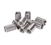 Outil de réparation d'inserts filetés, 10 pièces écrou de réduction de filetage mâle femelle, fixation en acier inoxydable 303 pour turbine automobile d'aviation, M12x1,75 mm