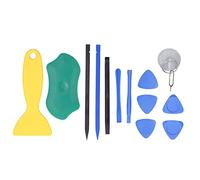 Outil de réparation électronique Kit de spudger en plastique avec outils d'ouverture triangulaires Ventouse Plaque de levier pour téléphone Tablette Ordinateur portable Appareil