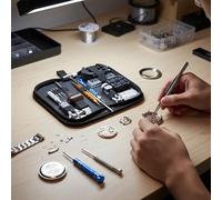 Outil De Réparation Montre Précision Ensemble D'entretien Complet Poignées Antidérapantes Idéal Pour Le Remplacement La Batterie Et Le Réglage Du Outil D'ouverture Clé