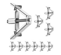 Outil de réparation pour boîtes de jonction cachées - 10 outils de fixation de prises, kit d'entretien type 86/118 | Solution de réparation en acier moulé pour mécaniciens, projets de construction