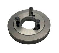 Outil de réparation pour mâchoires de mandrin hydr Bride de broche de tour, mandrin à trois mors, plaque de connexion, plaque de transition 160/D4 200/D4(Diameter 200 D4,With screws)