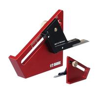 Outil de repérage central, jauge de marquage central, 7,9 cm en alliage d'aluminium, traceur compact de précision pour moins de 58 mm d'épaisseur pour gabarit d'ingénierie, perçage de toit