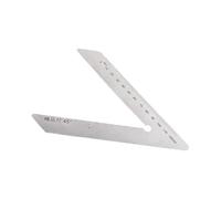 Outil de repérage d'angle précis en acier inoxydable avec marquage clair pour la menuiserie, le travail des métaux, les tâches de rédaction techniques, outil léger pour le travail des métaux