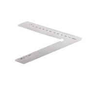 Outil de repérage d'angle précis en acier inoxydable avec marquage clair pour la menuiserie, le travail des métaux, les tâches de rédaction techniques, outil léger pour le travail des métaux