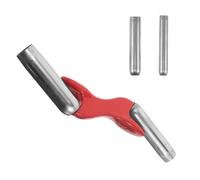 Outil de Repointage Rouge pour Briques, et Carreaux Acier au Carbone | Nettoyage Précis des Joints, Décapage du Mortier, Embout Interchangeable, Restauration Maçonnerie