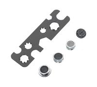 Outil de retrait d'aérateur de robinet 9 en 1 comprenant 4 aérateurs d'installation simple pour aérateurs de robinet d'évier filetés Petit outil pour l'entretien