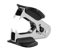 Outil de retrait d'agrafes à mâchoire de pincement, plastique robuste, Durable, efficace, extracteur d'agrafes à dégagement rapide pour le bureau et la maison (Noire)