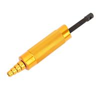 Outil de retrait d'axe de piston, extracteur d'axe de piston 12-24mm en alliage d'aluminium Orange noir outil de retrait universel pour moto