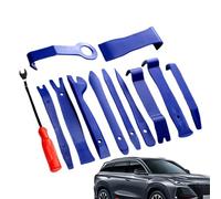 Outil de retrait de bandeaux de voiture | 12 pièces Kit d'outils de voiture pour défilage de bandes,Accessoires de véhicule ergonomiques antidérapants pour panneaux de porte avec pinces clip
