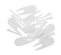 Outil de Retrait de Bouchon pour Ballon de Fitness, Plastique Blanc | Remplacement pour Ballons et Lits Gonflables, Usage Gym ou Maison, Accessoire Adaptateur et Fourche