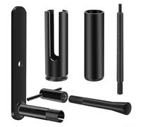 Outil de retrait de cartouche de douche en acier inoxydable pour séries 1200 122 1225, extracteur antirouille avec tige filetée, kit de réparation de plomberie noir pour l'entretien du robinet de