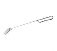 Outil de retrait de cendres en acier inoxydable de 45,7 cm à long manche pour Kamado Joe Classic III Barbecue à charbon Accessoires Grattoir à cendres