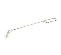 Outil de retrait de cendres en acier inoxydable pour Kamado Joe Classic I II III, 45,7 cm de long manche pour barbecue à œufs verts