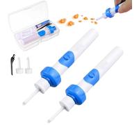 Outil de retrait de cérumen Earsavvy,Aspirateur d'Oreilles Ear Savvy,Nettoyeur d'Oreilles Podofree -Kit de retrait de cérumen Oroclear doux et puissant avec 2 embouts d'aspiration réutilisables (2set)