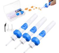 Outil de retrait de cérumen Earsavvy,Aspirateur d'Oreilles Ear Savvy,Nettoyeur d'Oreilles Podofree -Kit de retrait de cérumen Oroclear doux et puissant avec 2 embouts d'aspiration réutilisables (3set)