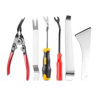 Outil de retrait de clip de panneau de porte, pince à clip de garniture automatique,Kit de démontage de réparation automobile, outil de levier | Outil de retrait de garniture automatique robuste,