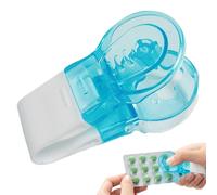 Outil de retrait de comprimés, extracteur de pilules portable pour paquets de suppléments, aide distributeur de médicaments compact, extracteur de capsules de voyage pour le fitness, adultes, 7,5 x