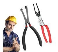 Outil de retrait de connecteurs, pince de déconnexion électrique, lot de 2 outils de déconnexion de connecteurs, outil pour connecteurs électriques, pince de raccordement de câble