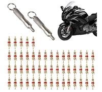 Outil De Retrait De Cœur De Valve De Pneu | Tournevis de Réparation pour Cœur de Tige de Valve,Outils d'Entretien pour Valves de Pneu | pour Moto Voiture Vélo Bicyclette SUV Tondeuse à Gazon Atelier G