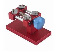 Outil de retrait de la lunette pour montre rouge et argent, ouvre-boîtier pour couvercles arrière de 38 à 40 mm, démonte-lunette en acier inoxydable avec poignée ergonomique, (Rouge)