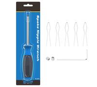 Outil de retrait de mamelon de rayon, tournevis de rayons de vélo, outil multifonction pour fixer les rayons, clé de montage pour VTT et F
