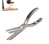 Outil de retrait de membrane de nervures en acier inoxydable, outil professionnel de préparation de côtes de barbecue, outils multifonctionnels de traitement de la viande, design ergonomique adapté