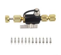 Outil de retrait de noyau de valve 1/4 et 5/16 en 1 20 microns pour systèmes de climatisation