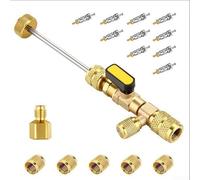Outil de retrait de noyau de valve de climatisation essentiel pour l'entretien R22 R410A, design ergonomique (C)