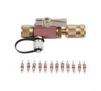 Outil de retrait de noyau de valve pour noyaux de valve à vide de 1,6 cm utilisé avec les systèmes de réfrigération CVC R410A R22 R12 R407C R404A R32