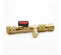 Outil de retrait de noyau de valve pour systèmes CVC | Compatibilité des ports double taille 0,6 cm et 6,35 mm | Construction en laiton avec robinet à tournant sphérique quart de tour | Comprend 3 (4