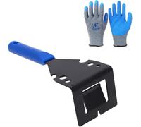 Outil de retrait de plinthe - Extracteur de garniture - Pry Bar - Bleu | Extracteur de garniture pour plinthe, architrave, parquet et retrait des clous conçu pour aider à réduire les dommages