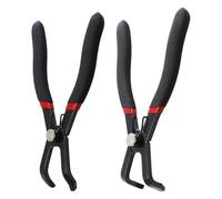 Outil de retrait de rivet ergonomique avec pince à goupille de 30 et 80 degrés pour mécanicien professionnel Texture antidérapante Pince de retrait Outil de retrait automobile